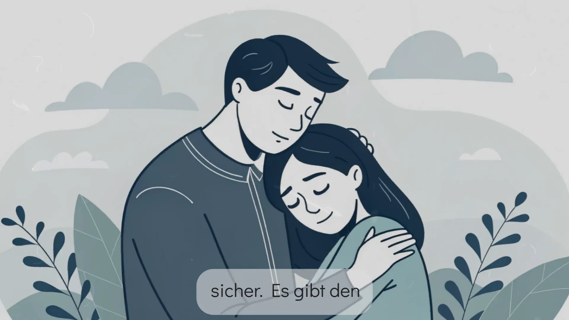 Mann fühlt sich emotional sicher bei älterer Partnerin