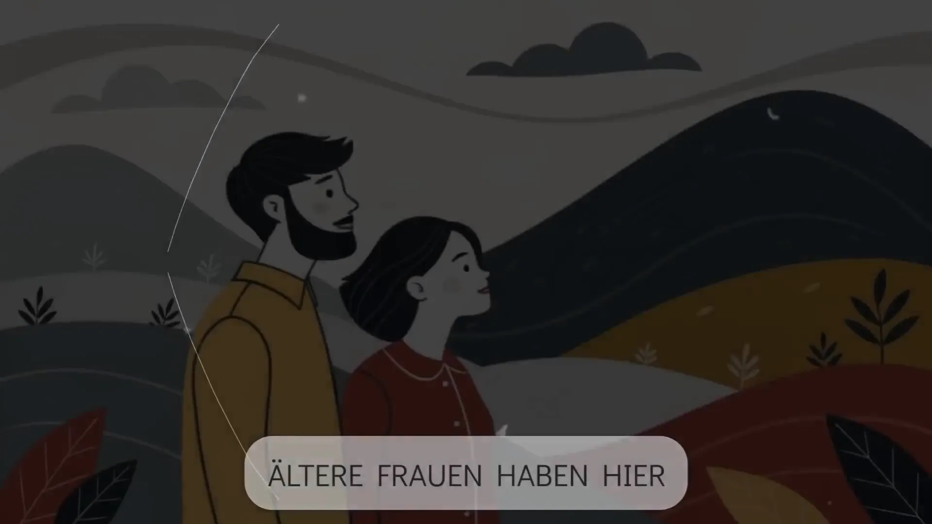 Frau und Mann fühlen sich emotional verbunden