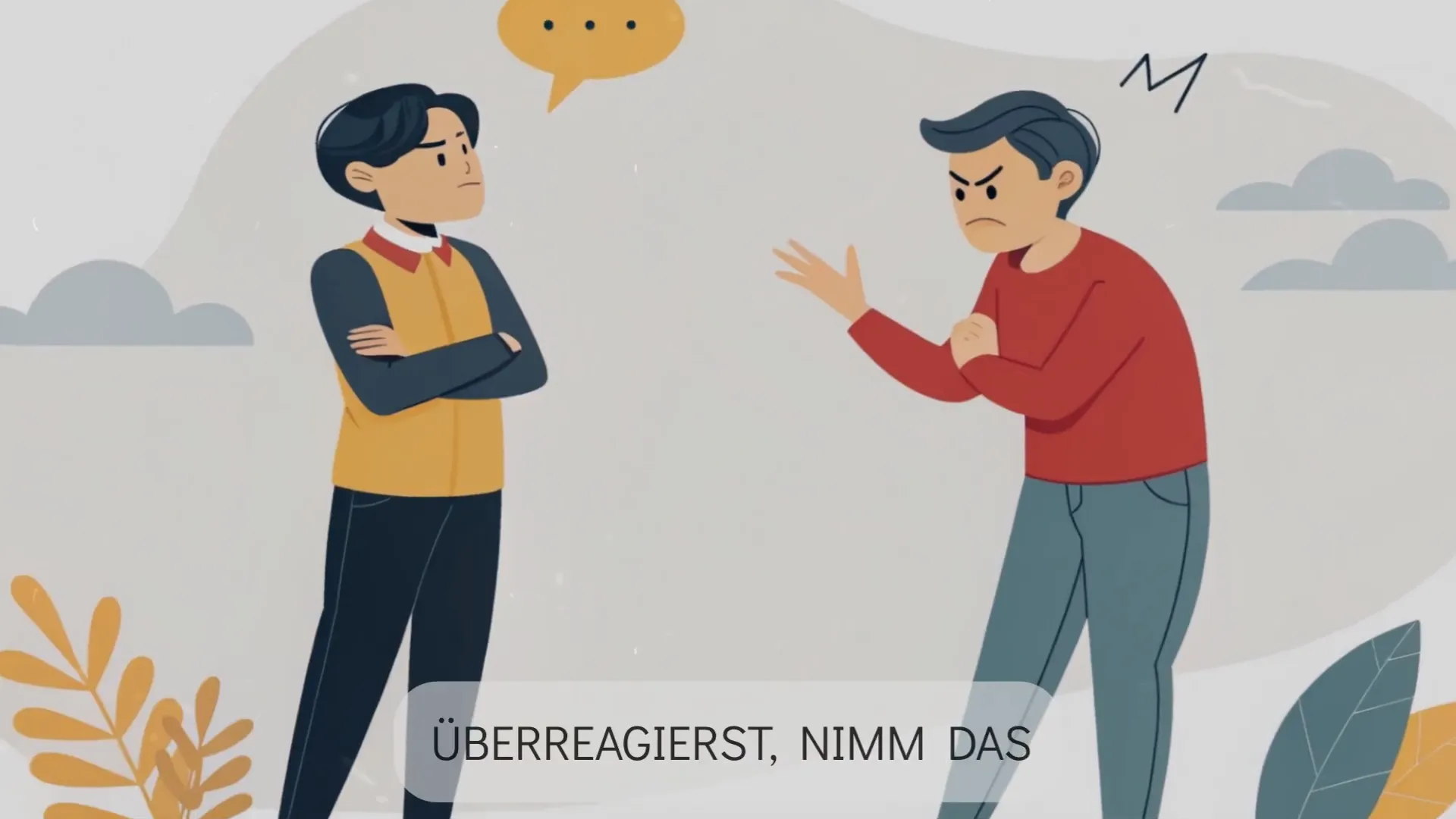 Frau fühlt sich missverstanden