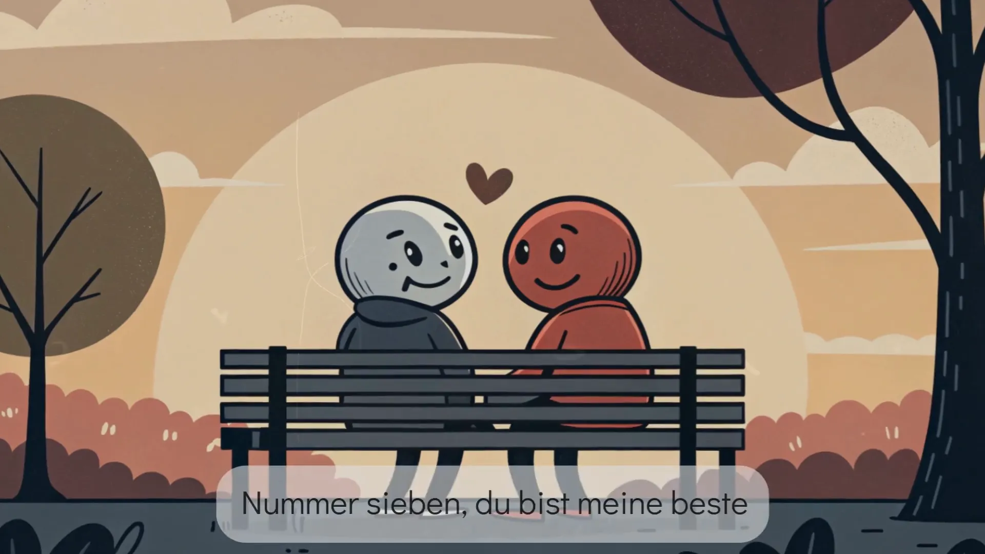 Paar zeigt tiefe Freundschaft und Liebe