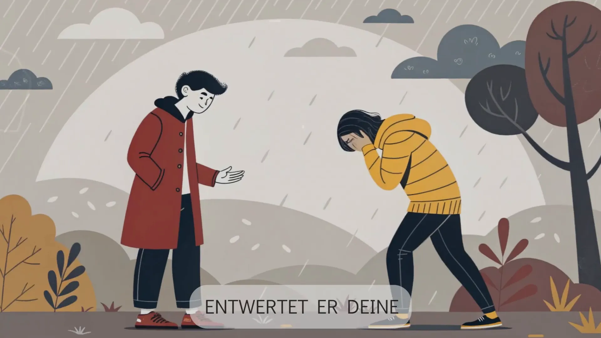 Frau fühlt sich unverstanden