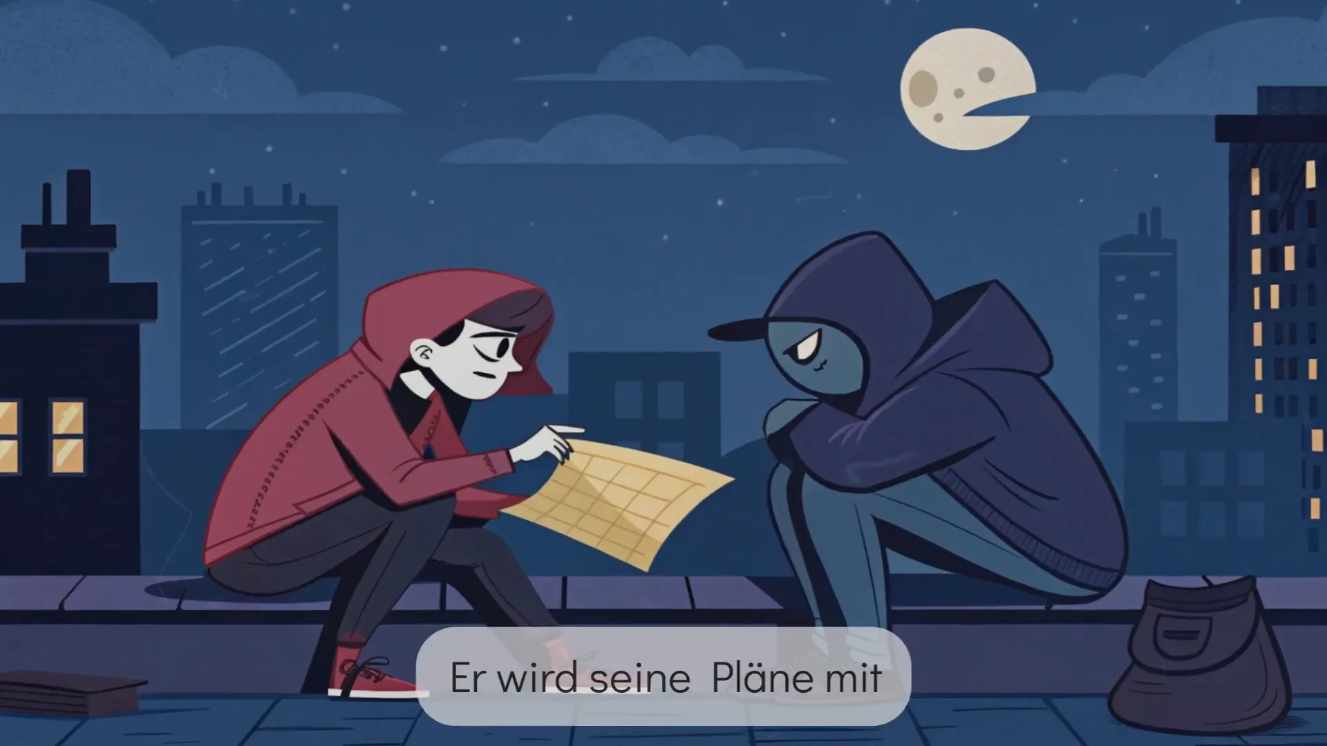 Paar, das gemeinsam Zukunftspläne schmiedet