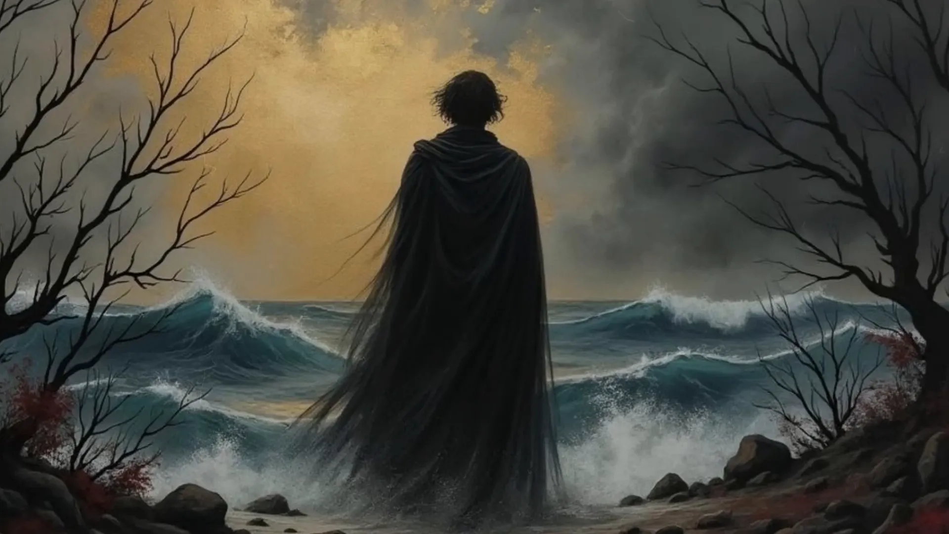 Mann denkt über Liebe und Beziehung nach