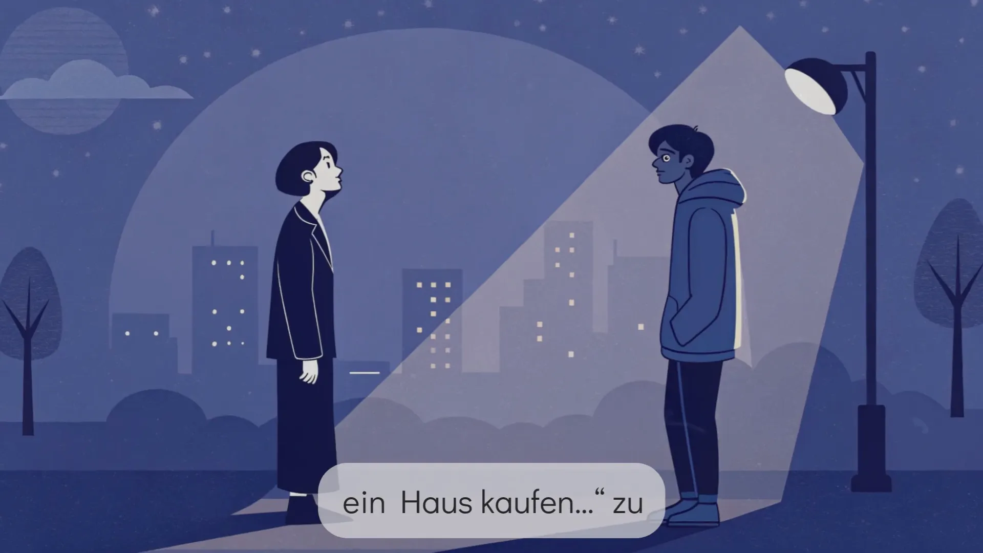 Mann spricht über gemeinsame Zukunftspläne