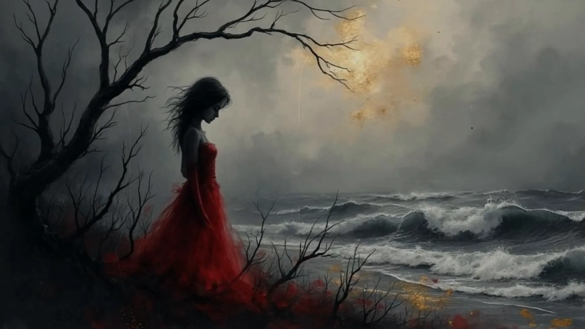 Frau wirkt verzweifelt und nachdenklich